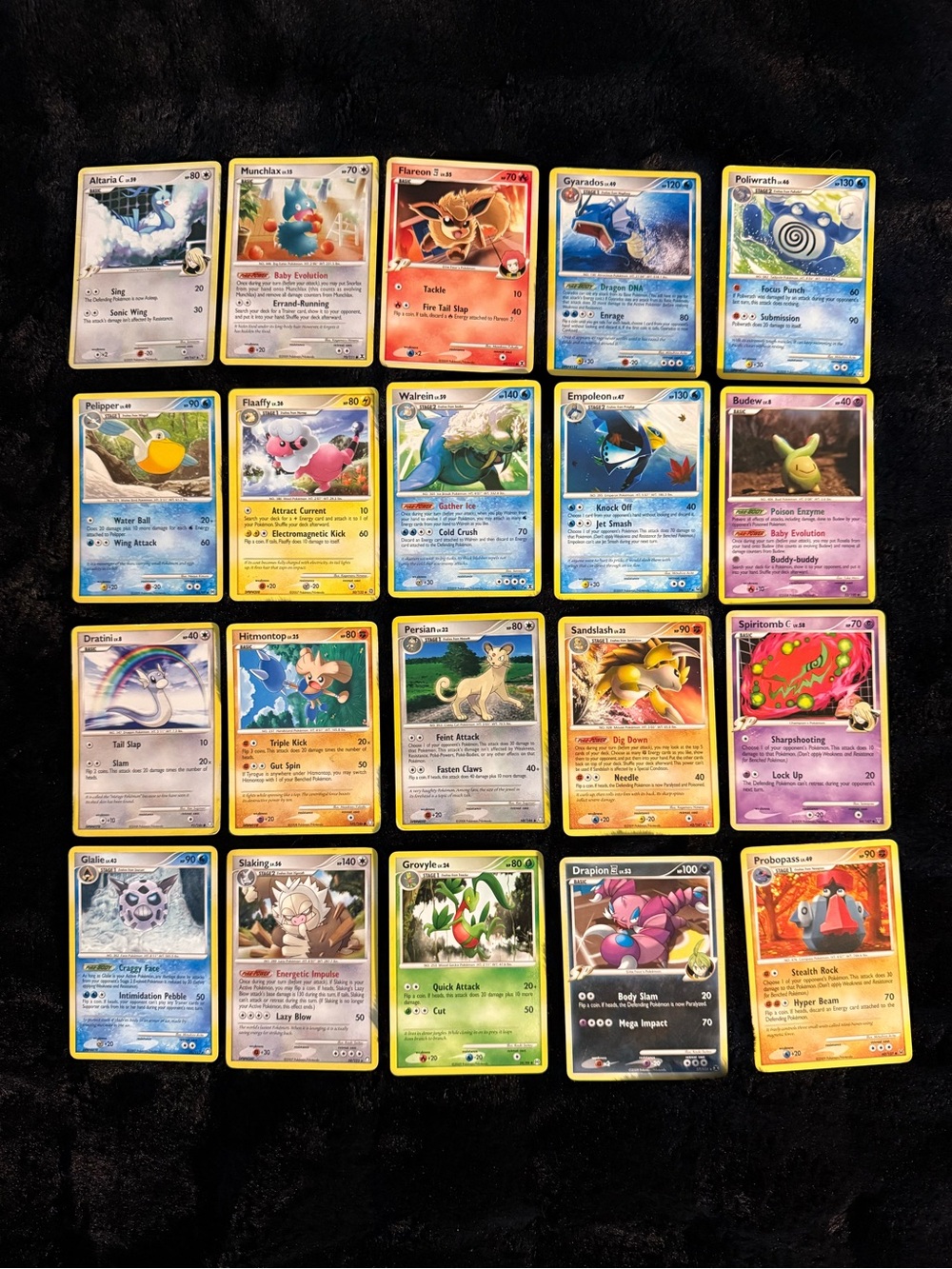Pokémon Vintage DP/Platinum Lot of 20